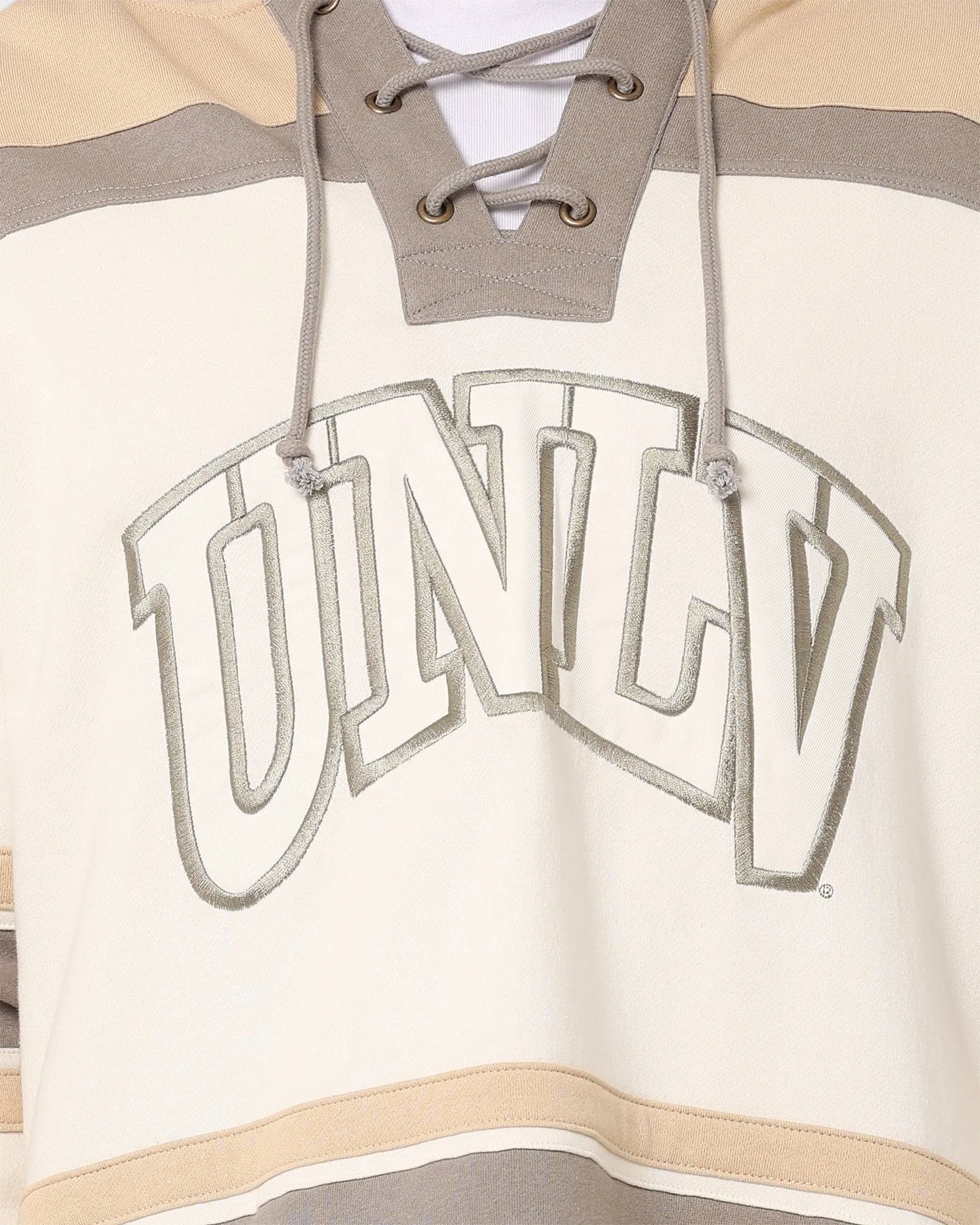 47 Brand University of Nevada, Las Vegas Superior Lacer Hoodie Cream/Khaki
