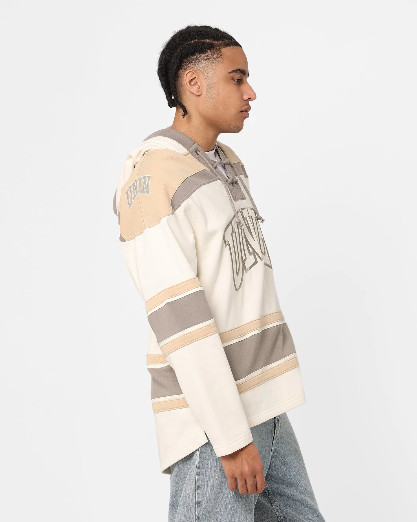 47 Brand University of Nevada, Las Vegas Superior Lacer Hoodie Cream/Khaki