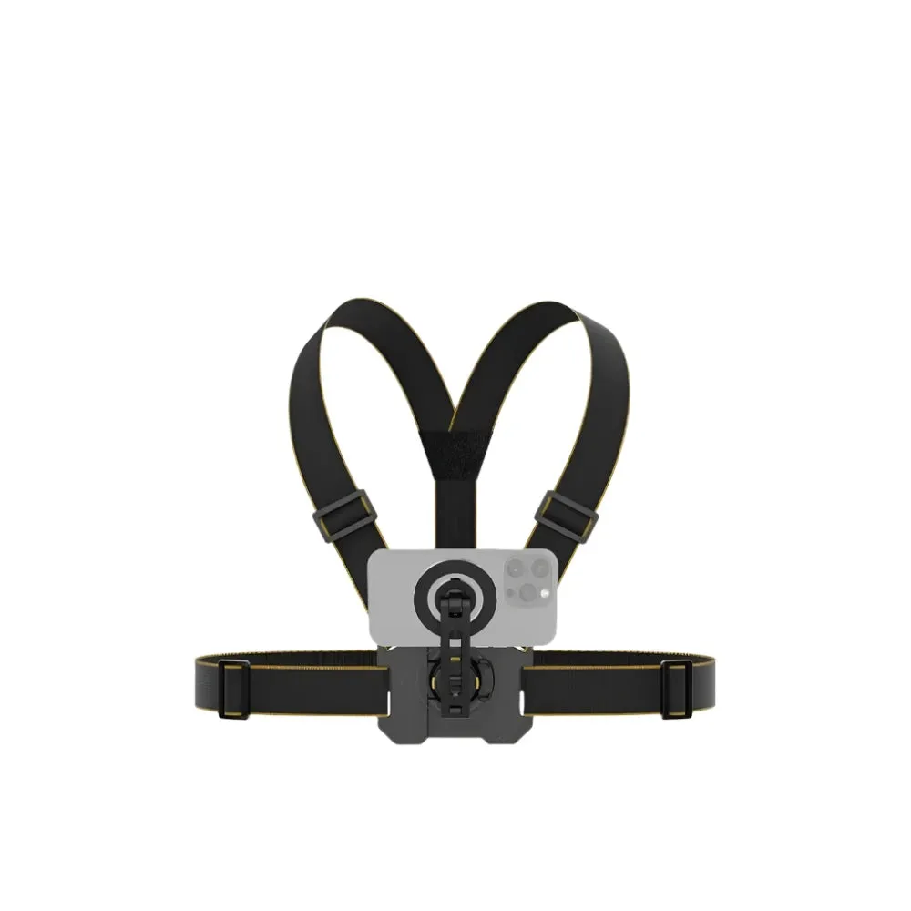 Adjustable Chest Mount for Action Camera & Phone Hands Free Strap for Gopro Dji Osmo Iphone