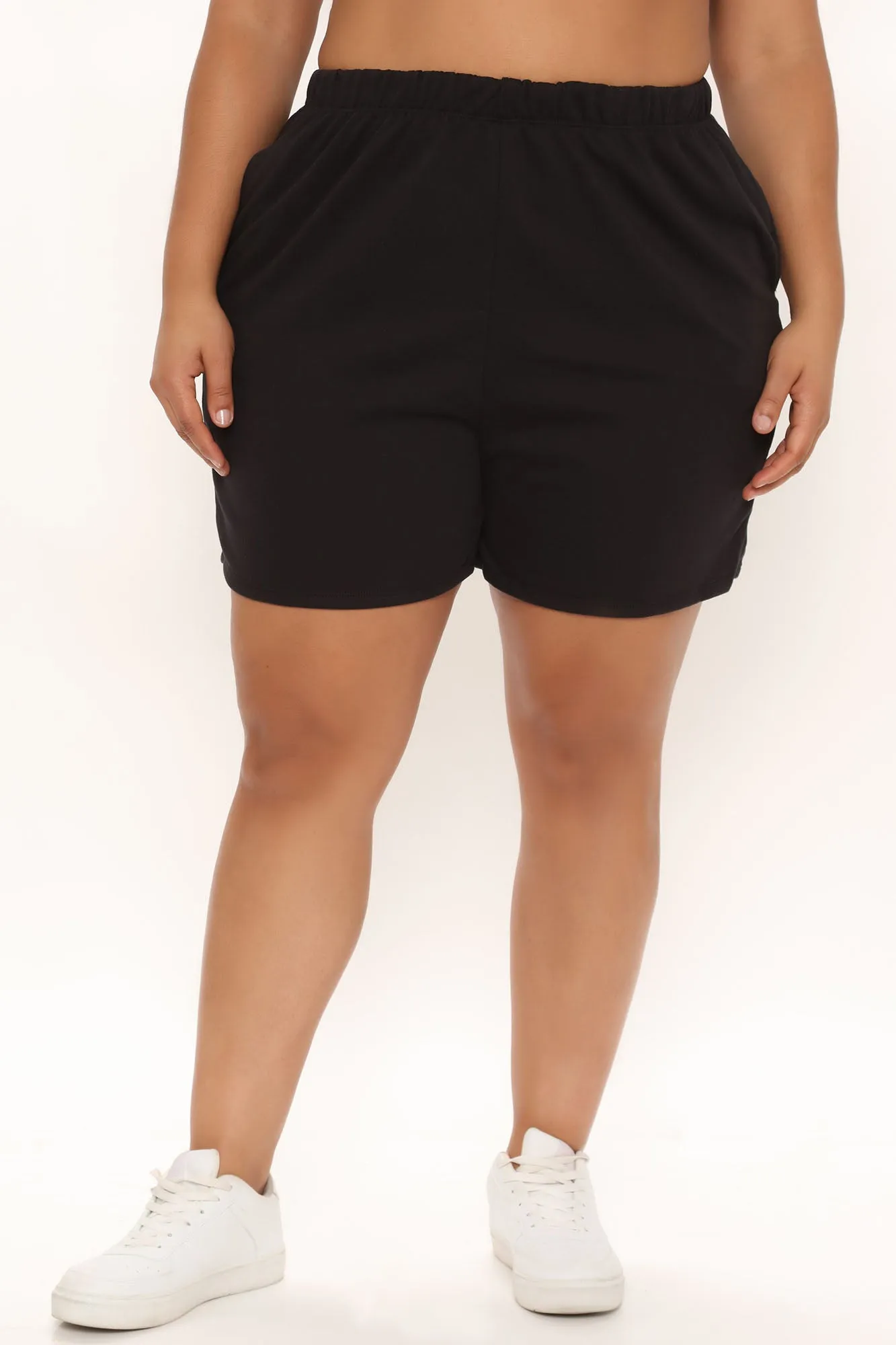 Always Hustlin' Slouchy Sweatshort - Black
