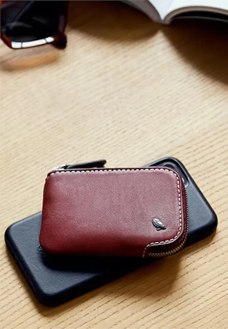 Bellroy Stellar Black Card Pocket: Compact Leather Wallet