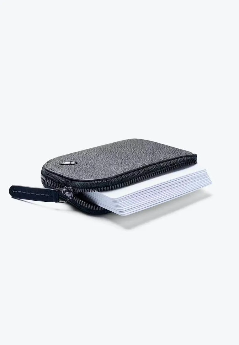 Bellroy Stellar Black Card Pocket: Compact Leather Wallet