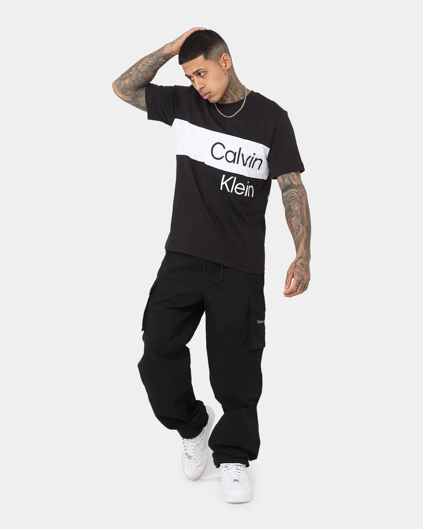 Calvin Klein Institutional Blocking T-Shirt Ck Black