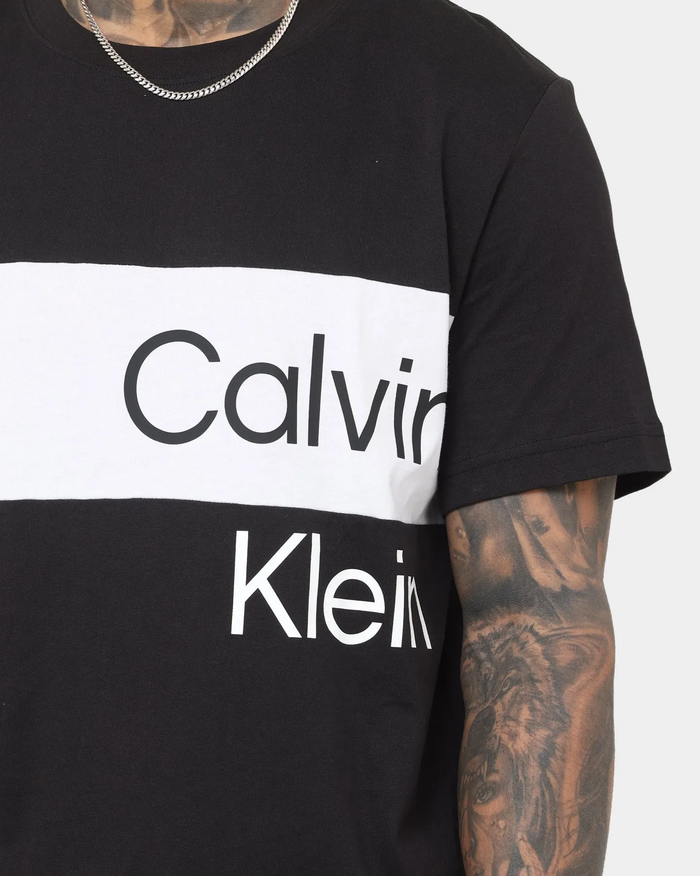 Calvin Klein Institutional Blocking T-Shirt Ck Black