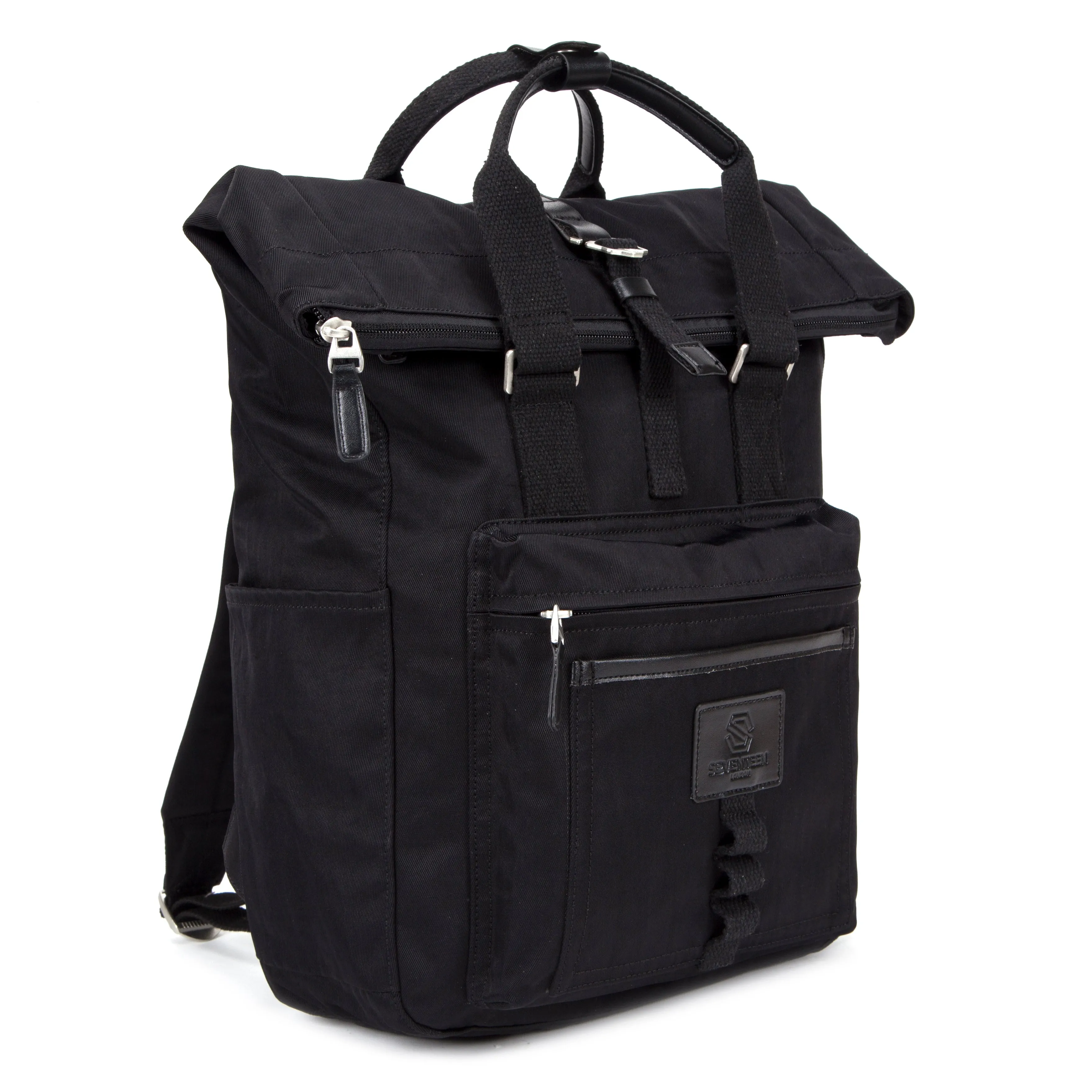 Canary Wharf Backpack - Black with Black