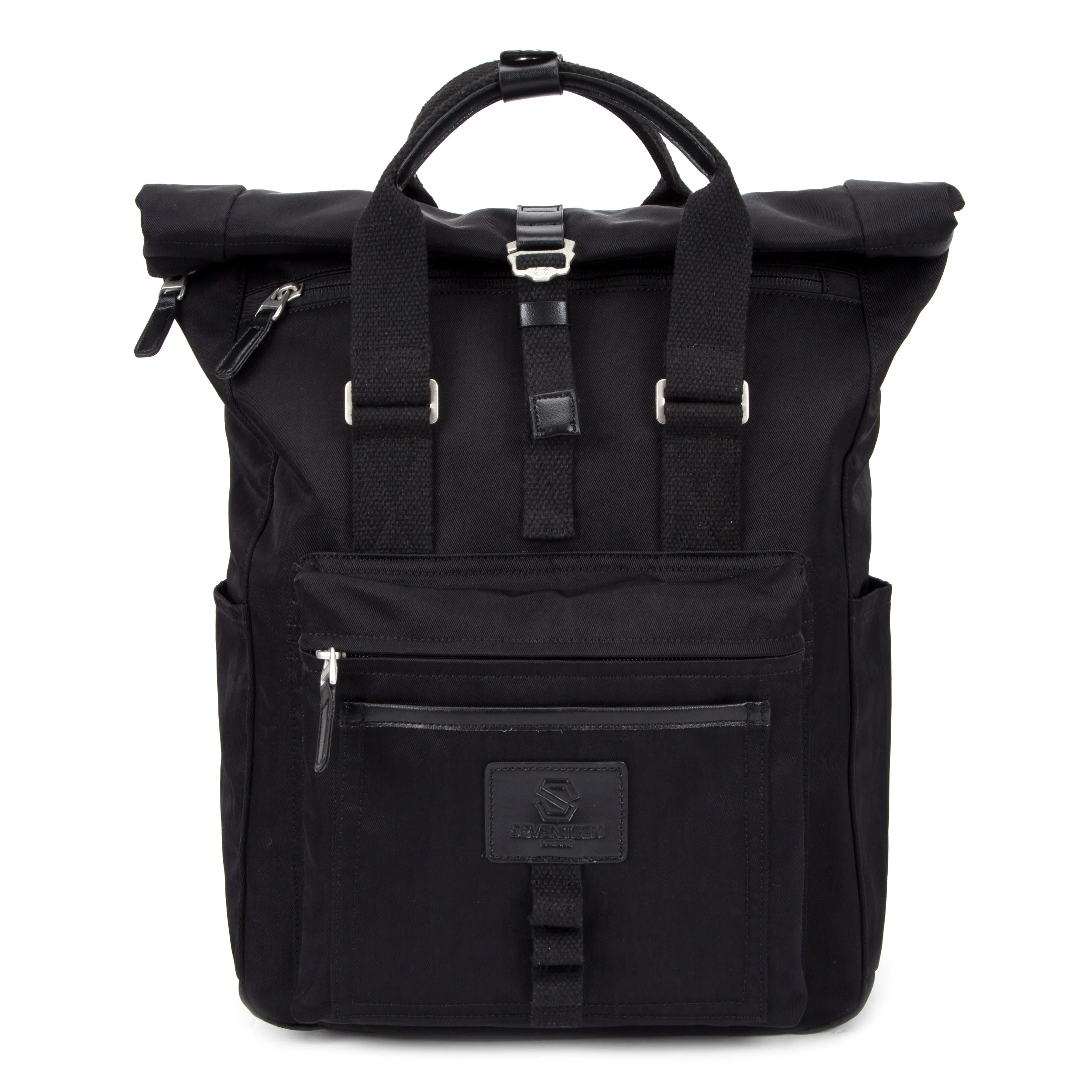 Canary Wharf Backpack - Black with Black