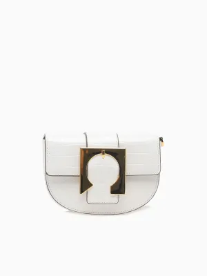 Cx848 Calista Flap Bag White