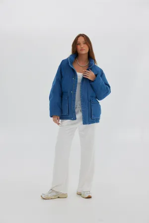 Denim Puffer - Denim Blue *Arriving late May