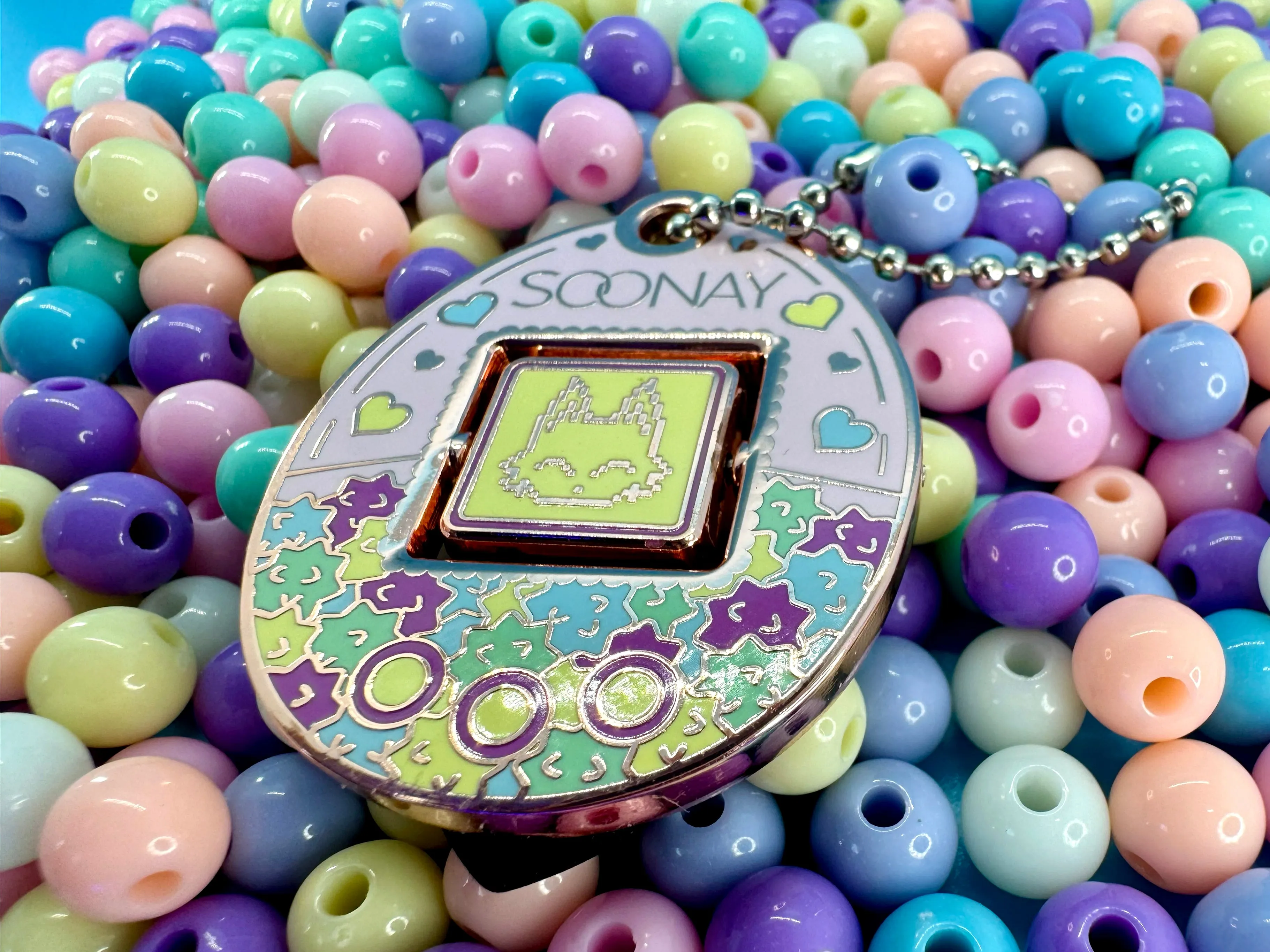 Digital Pet Soonay Spinner Pin