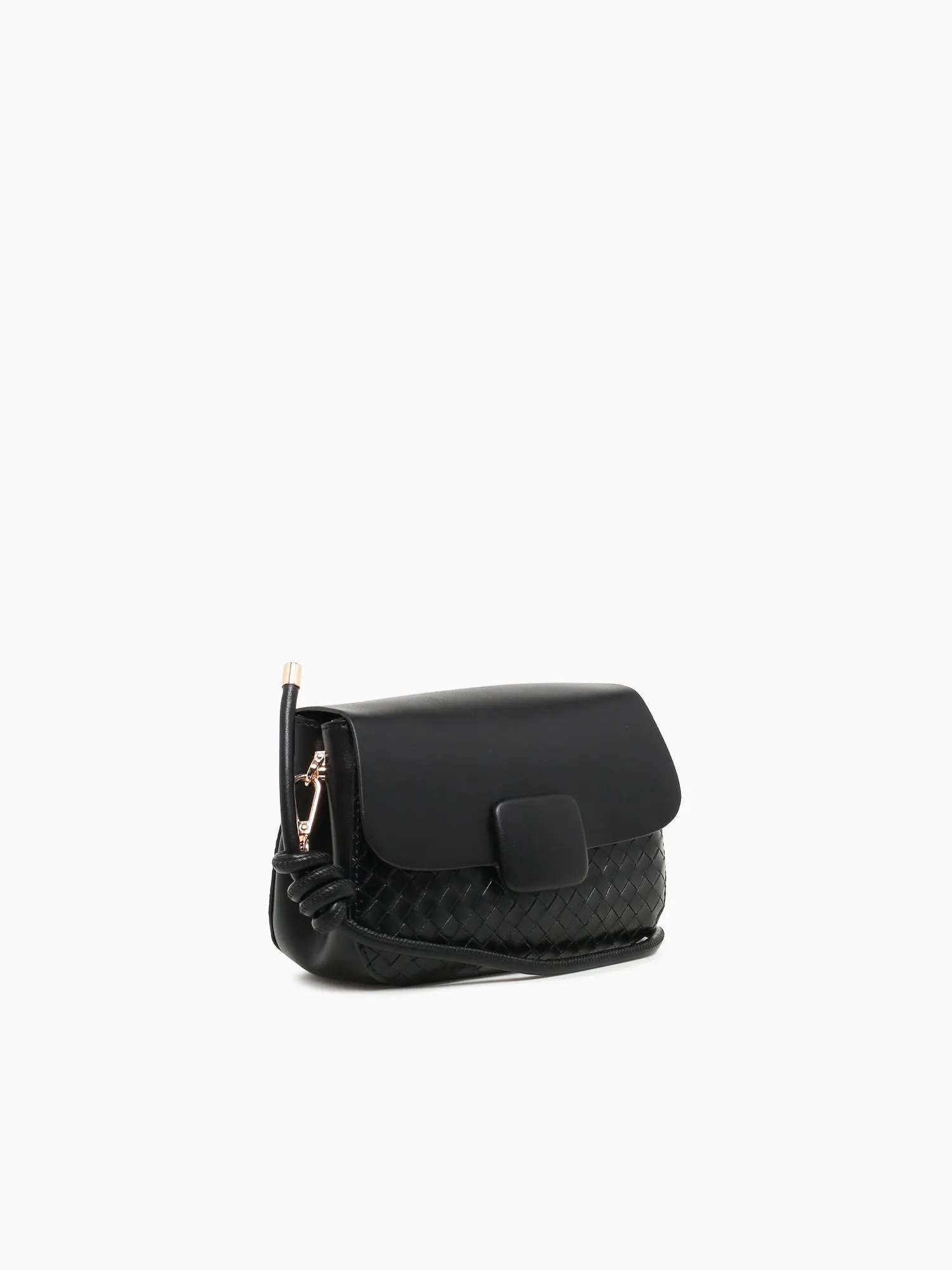 Elle Flap Crossbody Black