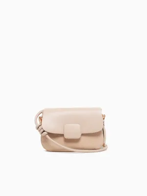 Elle Flap Crossbody Taupe