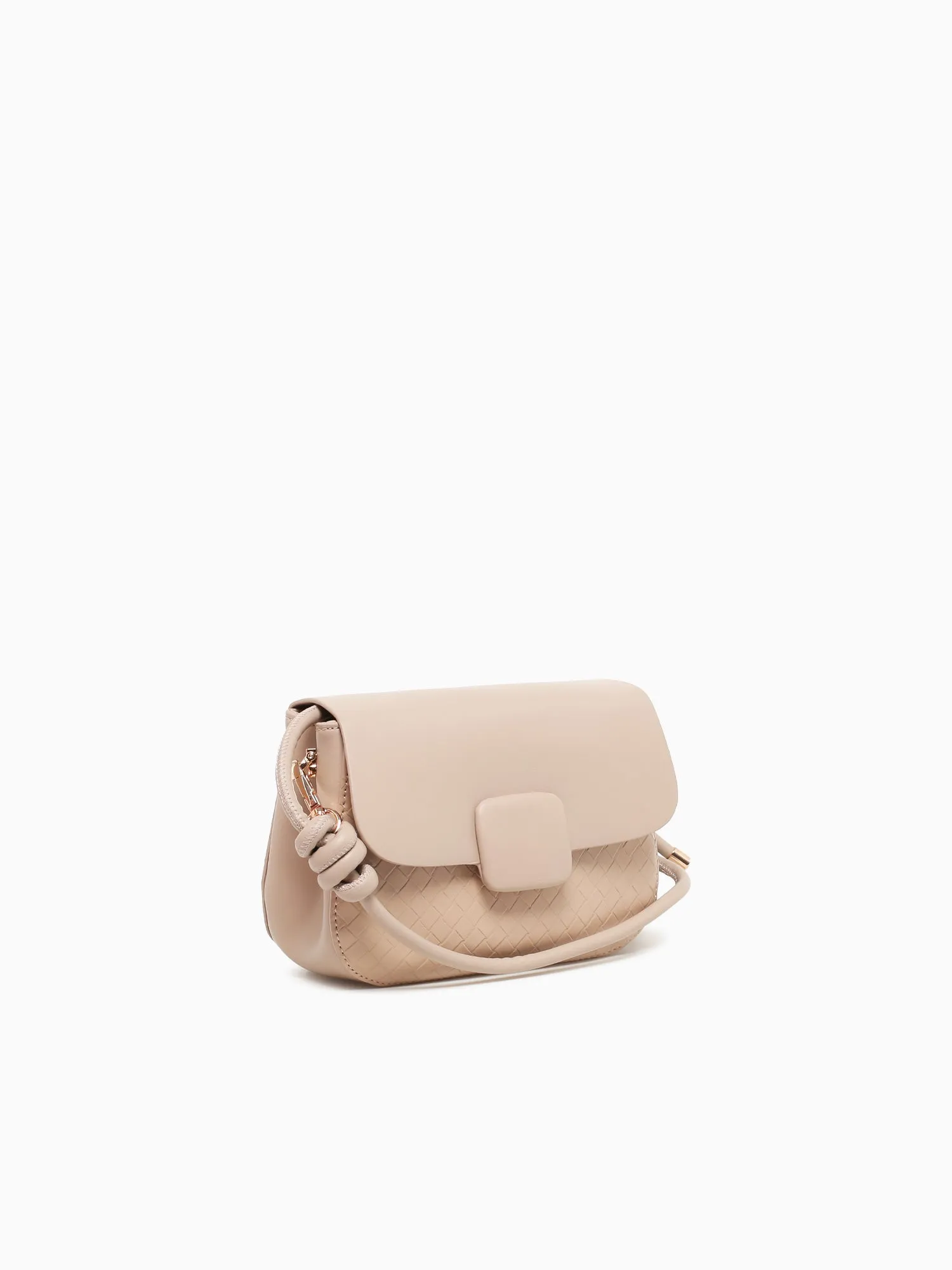 Elle Flap Crossbody Taupe