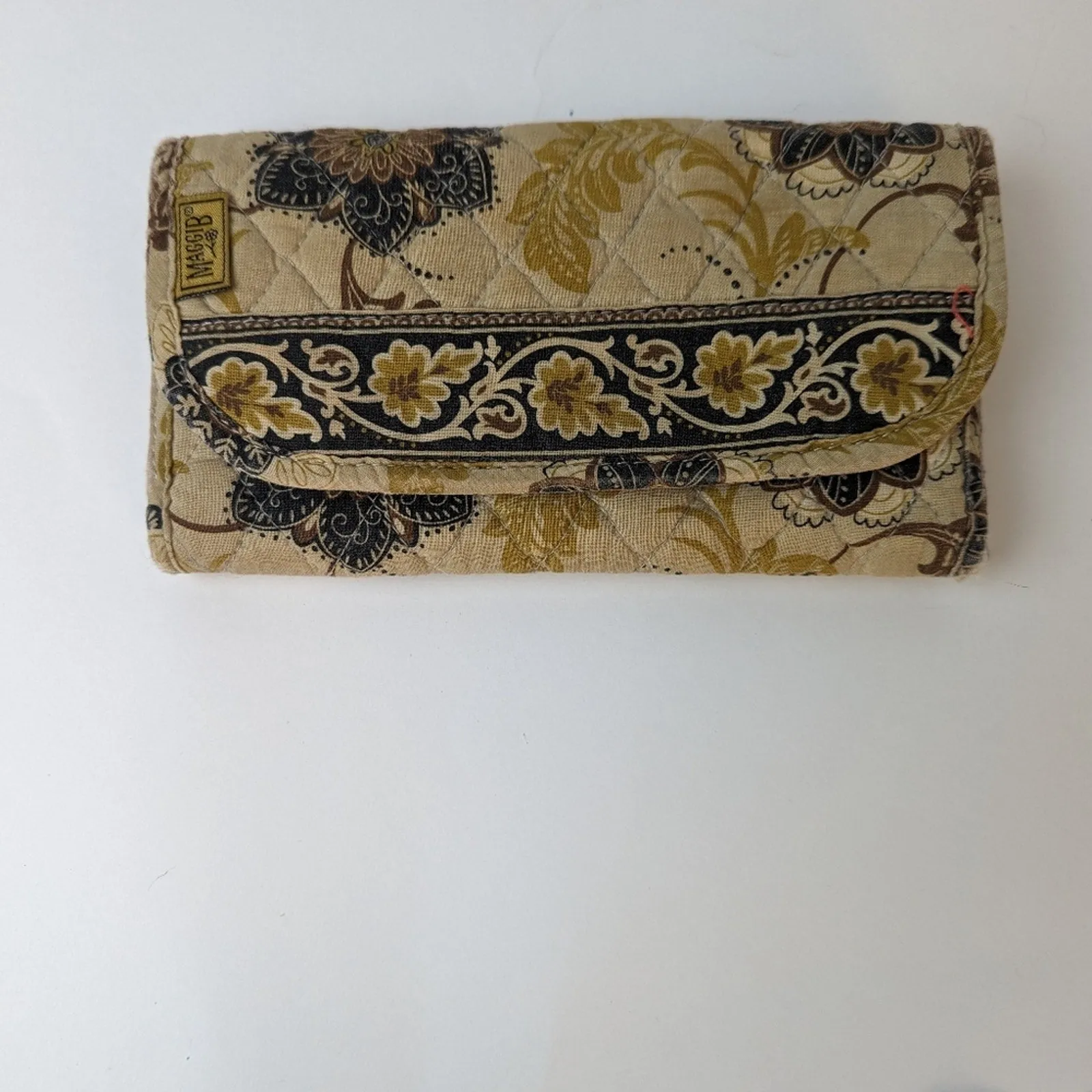 Maggie B Quilted Trifold Wallet