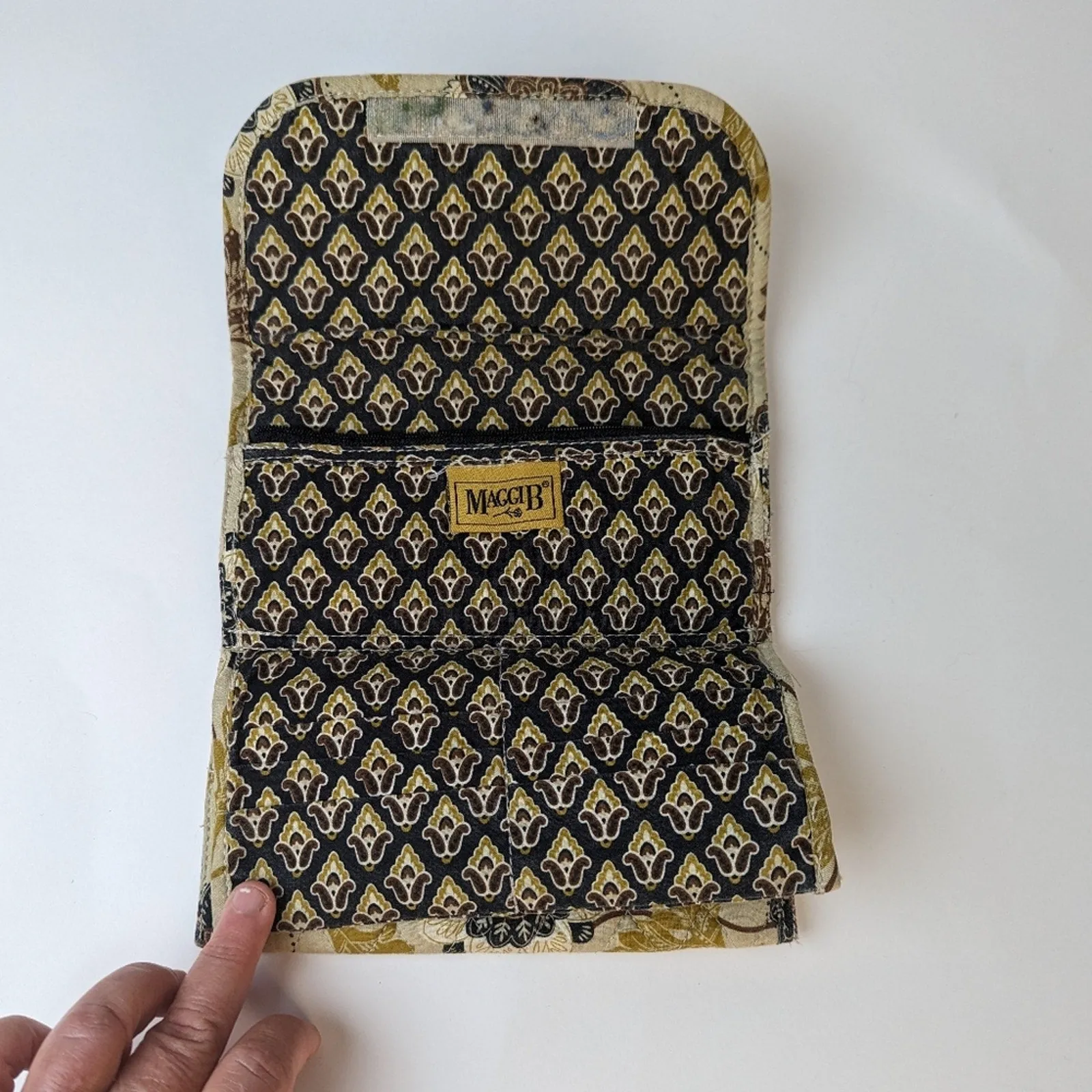 Maggie B Quilted Trifold Wallet