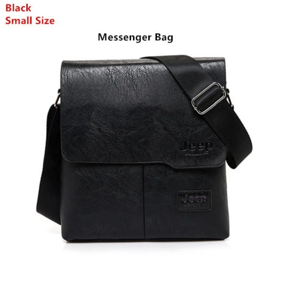 men's messenger handbags leather shoulder officework travel handbag ✈️ free.shipping