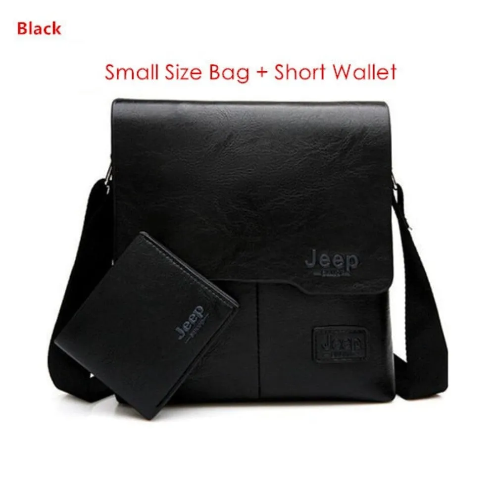 men's messenger handbags leather shoulder officework travel handbag ✈️ free.shipping