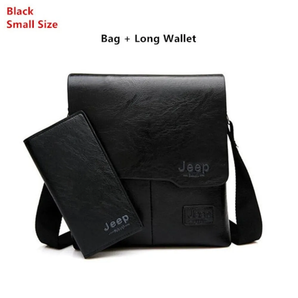 men's messenger handbags leather shoulder officework travel handbag ✈️ free.shipping