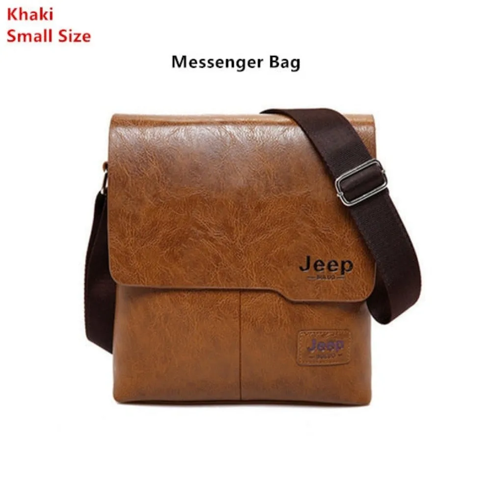 men's messenger handbags leather shoulder officework travel handbag ✈️ free.shipping