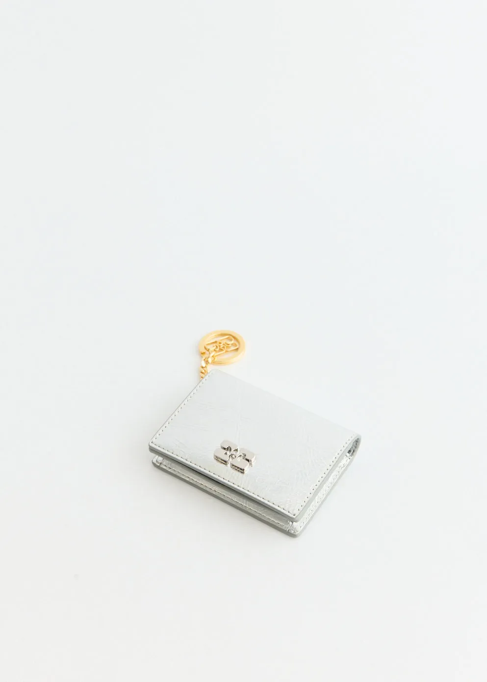 Metallic Bou Flap Card Holder