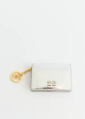 Metallic Bou Flap Card Holder