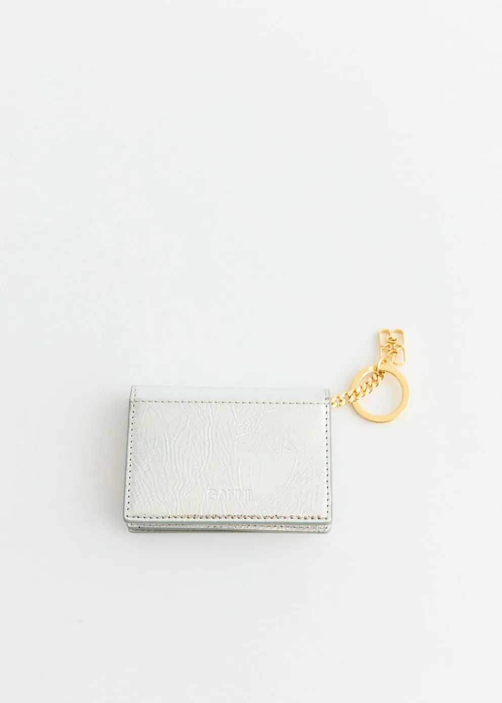 Metallic Bou Flap Card Holder