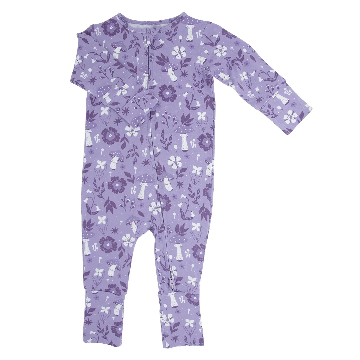 Mushroom Floral Convertible Romper