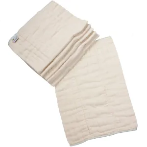 OsoCozy Organic Cotton Prefold Cloth Diapers - 6 pack