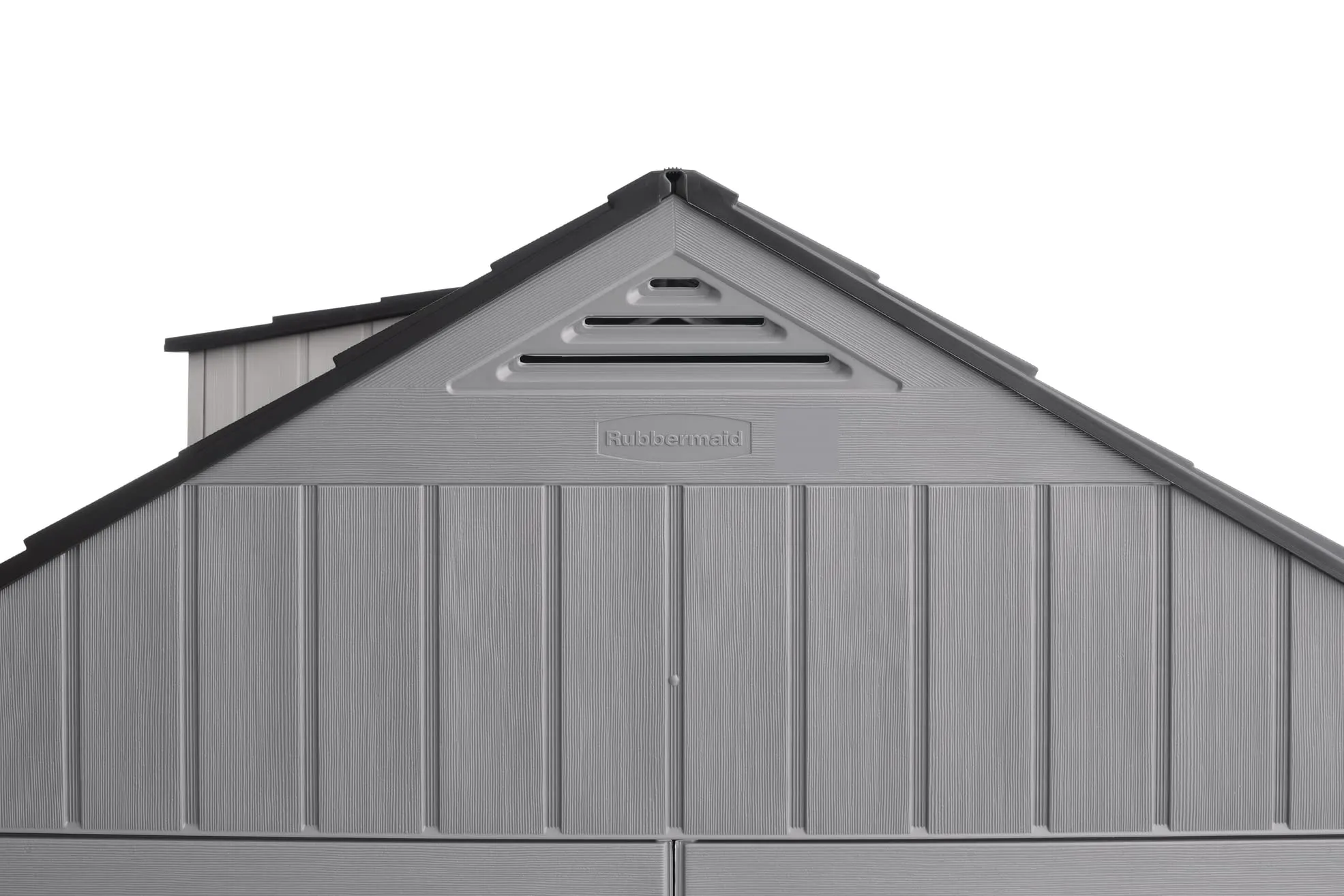 Rubbermaid Extra Large Resin Outdoor Storage Shed With Floor (7 x 10 Ft.), Weather Resistant, Brown, Organization for Home/Lawn Mower/Backyard Equipment/Bike Storage/Pool Supplies
