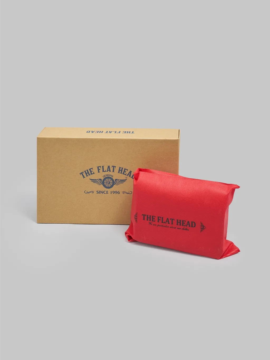 Flat Head Handsewn Shinki Cordovan Mid-Length Wallet in Camel Color
