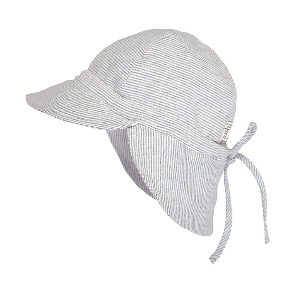 Toshi Flap Cap Baby Dove