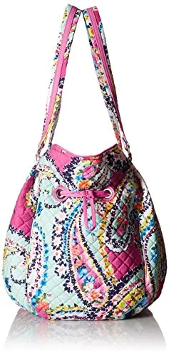 Vera Bradley Iconic Glenna Tote, Signature Cotton, Wildflower Paisley