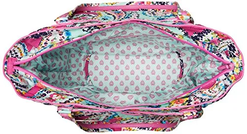 Vera Bradley Iconic Glenna Tote, Signature Cotton, Wildflower Paisley